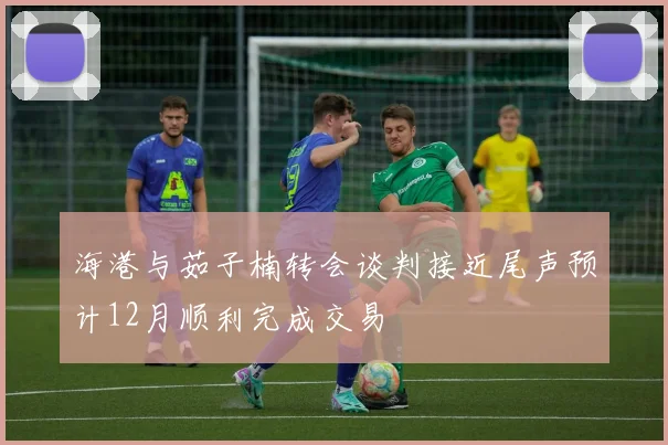 海港与茹子楠转会谈判接近尾声预计12月顺利完成交易