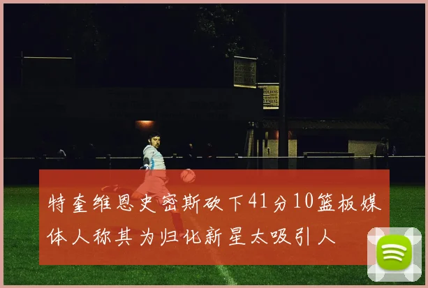 特奎维恩史密斯砍下41分10篮板媒体人称其为归化新星太吸引人
